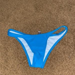 blue bathing suit bottoms